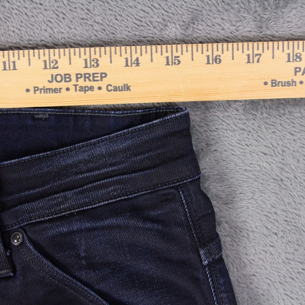 G-Star Raw 5620 3D Zip Knee Skinny Jeans Mens 31x32 Dark Indigo Moto Biker